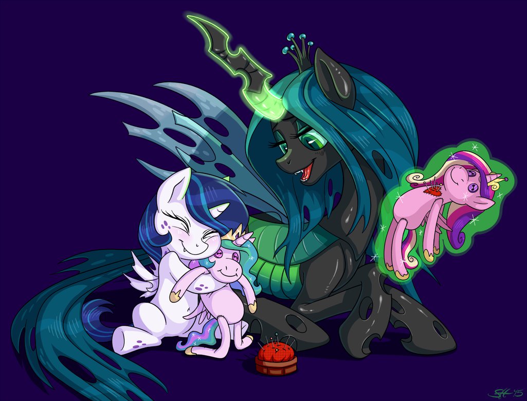 bugmother and daughter by sorcerushorser