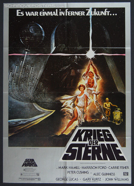SW 0006 Star Wars german movie poster l.