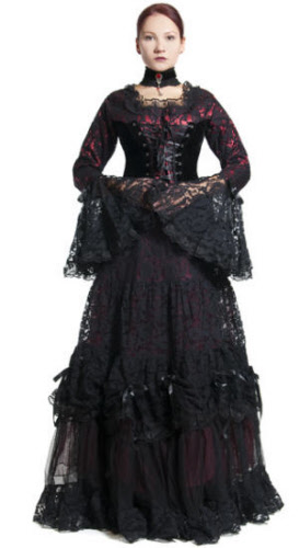 l ba-1545 gothic kleid romantica