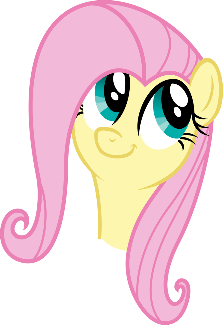 vector 15  fluttershy being a weirdocuti