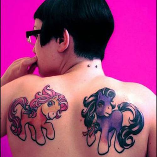 my little pony tattoo