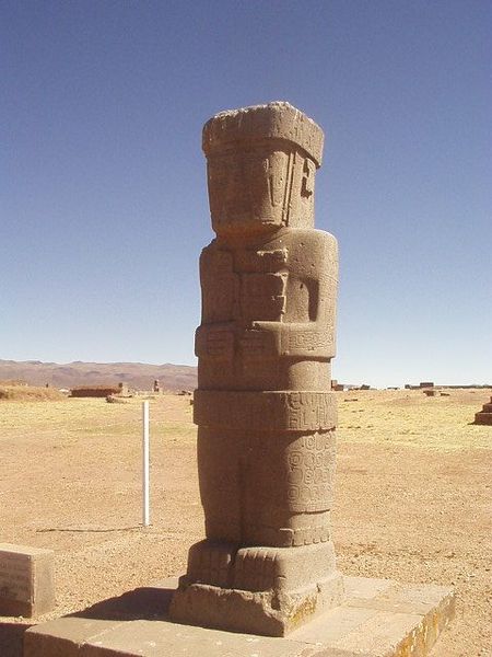 450px-Monolito at Tiwanaku Bolivia