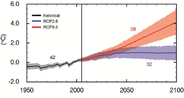 AR5 temp projections