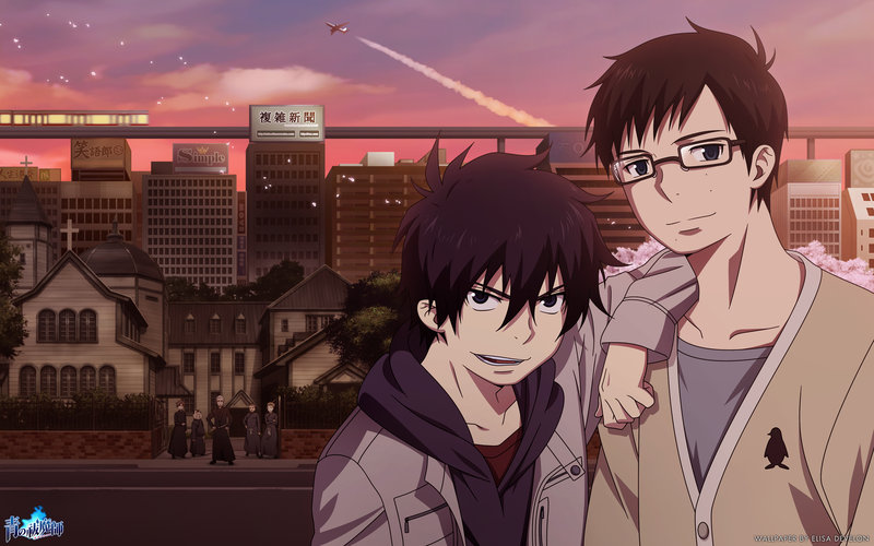 ao no exorcist wallpaper hd  ao no omoid