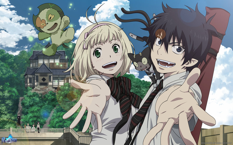 ao no exorcist wallpaper hd  ao no sora 