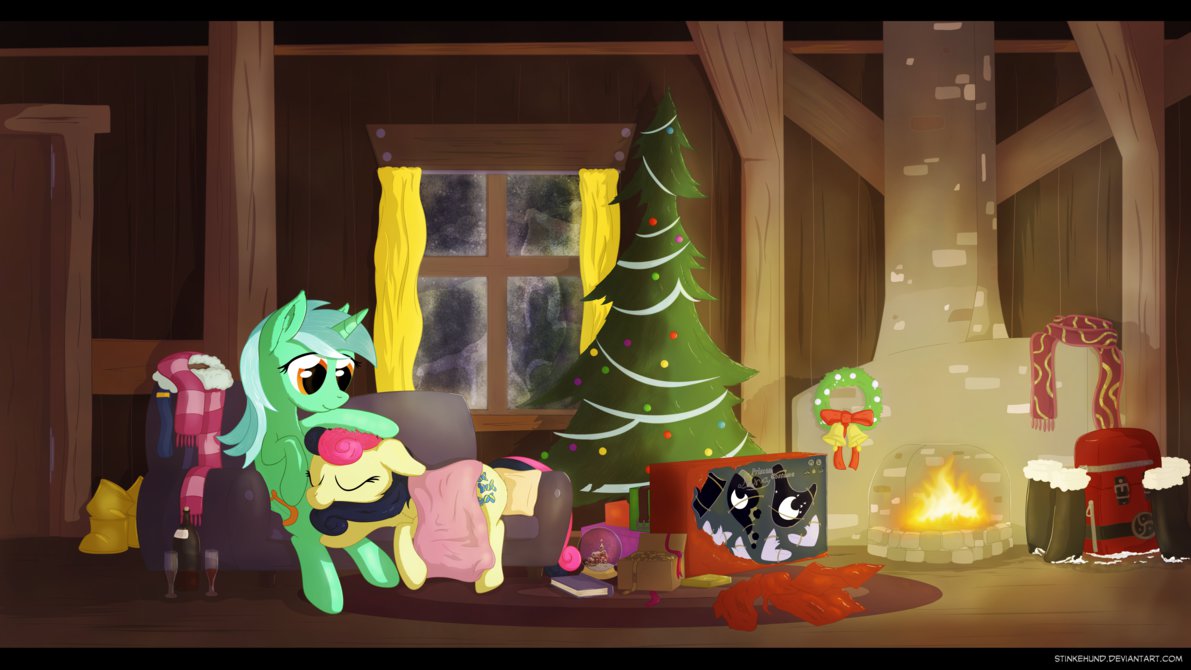 a lyrabon christmas by stinkehund-d8b1pk