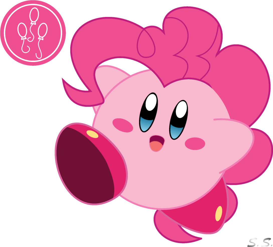 kirby pinki pie by silver soldier-d5axmf