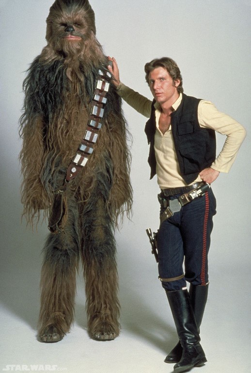 han solo and chewbacca