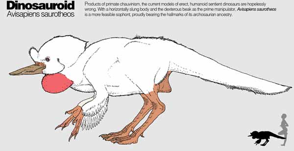 Cevdet-Kosemen-Avisapiens-dinosauroid-Oc