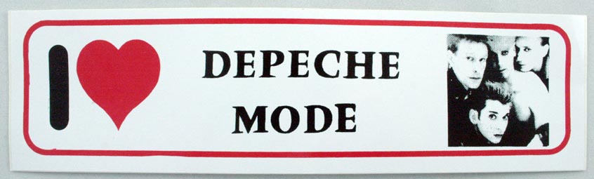 depeche mode i love depeche mode sticker