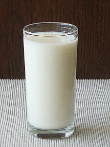 glas milch