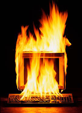 Bilder-Thread burning-computer