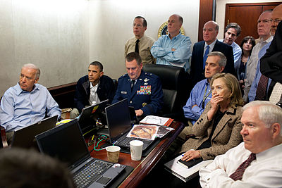 400px Obama and Biden await updates on b