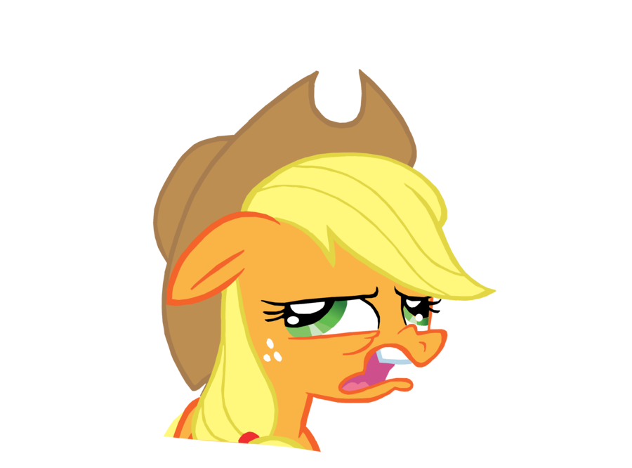 applejack derp vector by alicehumansacri