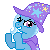 clapping pony icon   trixie by taritoons