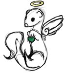 Bilder-Thread Ferret Angel by silver2leaves