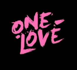 d33213 One Love logo made in Paint by Ka