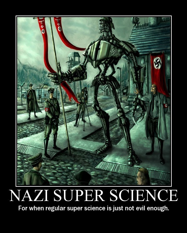 1936 - evil nazi robot science super