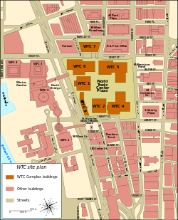 250px WTC Building Arrangement and Site 