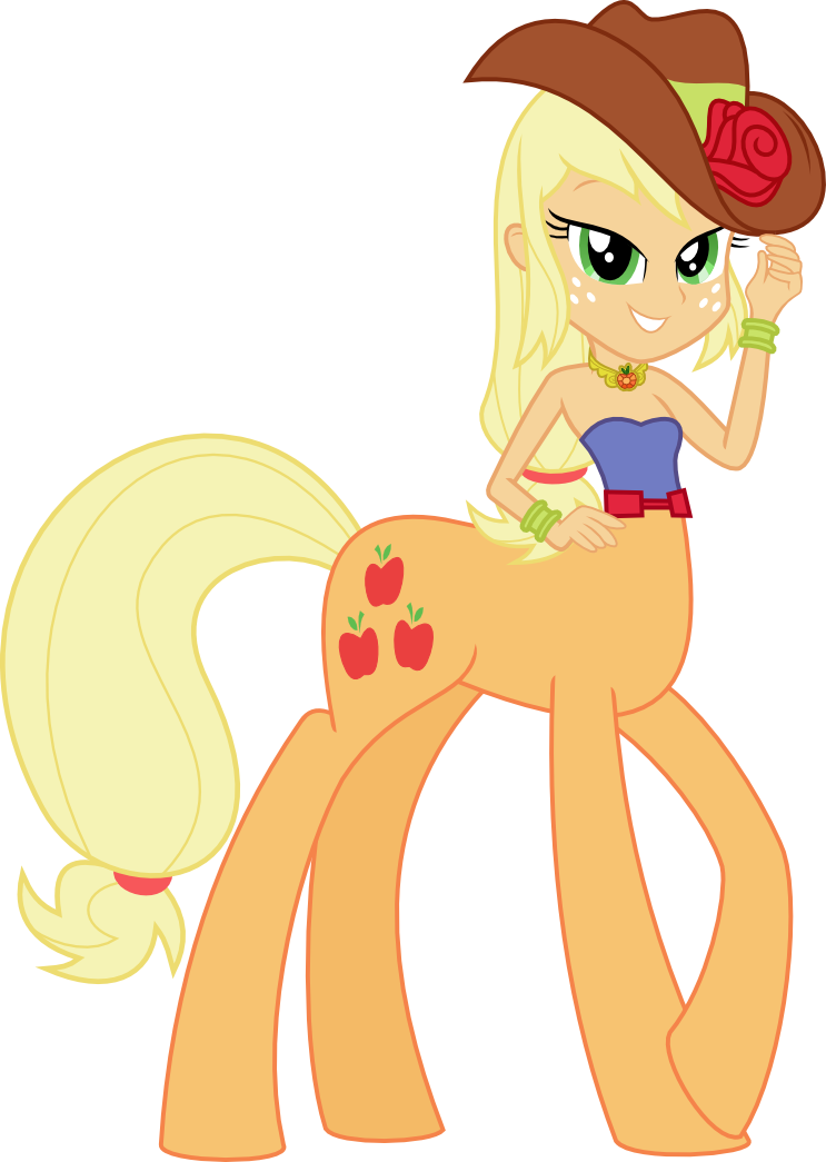 applejack   orange centaur princess of h