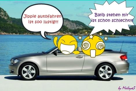 smileys beim autofahren