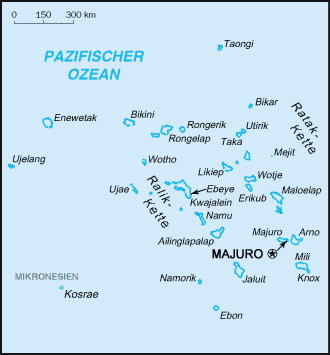 Marshall Inseln Karte