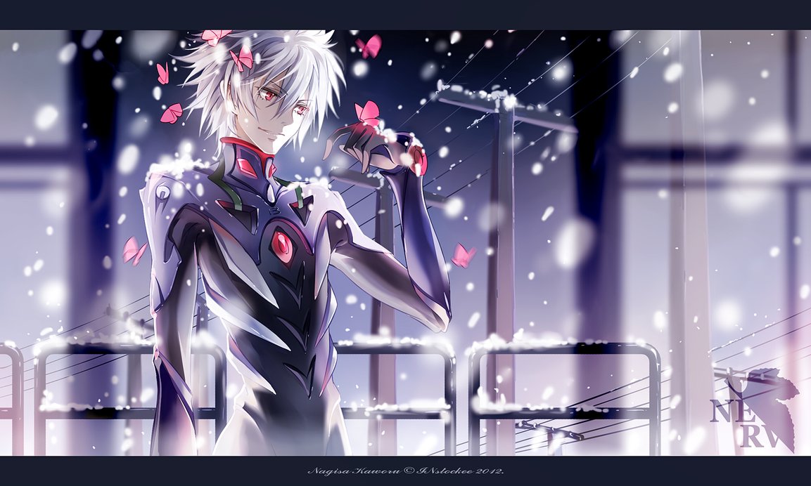  eva  nagisa kaworu by instockee-d5nb1fw