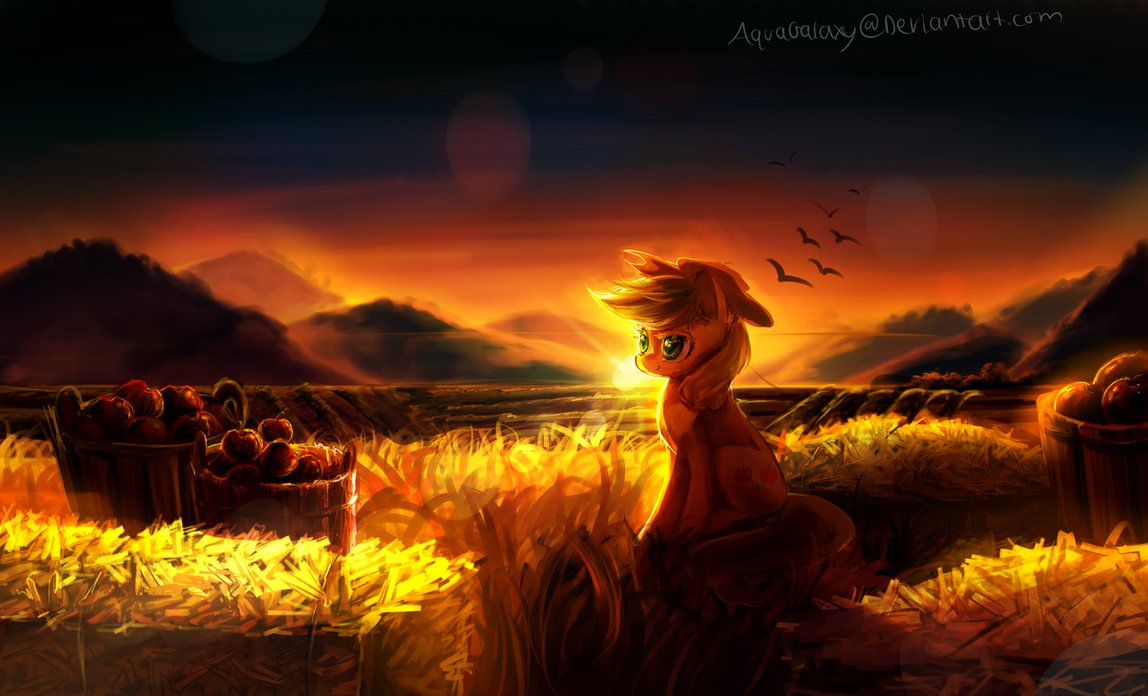 mlp   applejack by aquagalaxy-d89h7tx