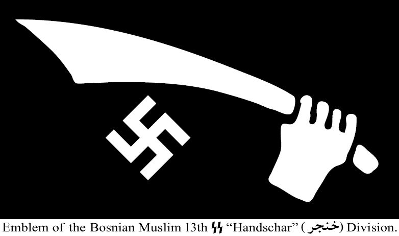 b254b8 Handschar-13th-SS-Division-Emblem