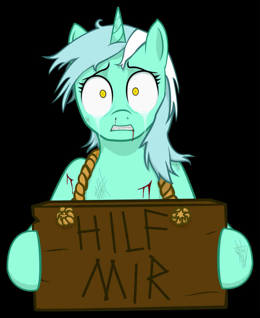lyra with a sign by 0particle-d4f40r0