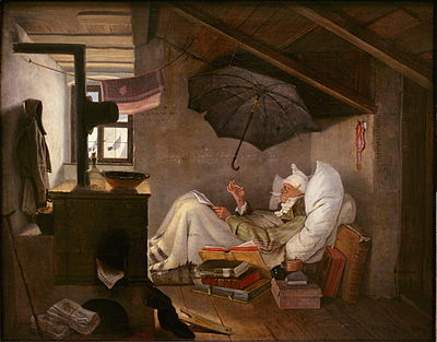 400px-Carl Spitzweg 017 28Der arme Poet2