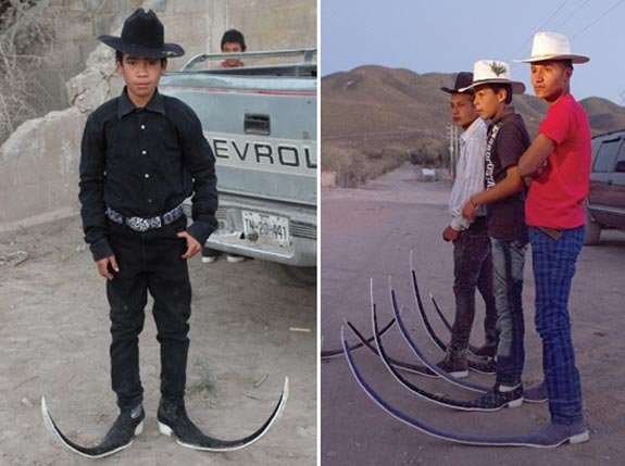 Mexicans pointy boots t614