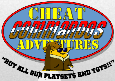 Cheat Commandos logo and slogan