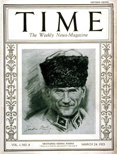 Mustafa Kemal Pasha Time magazine Vol. I