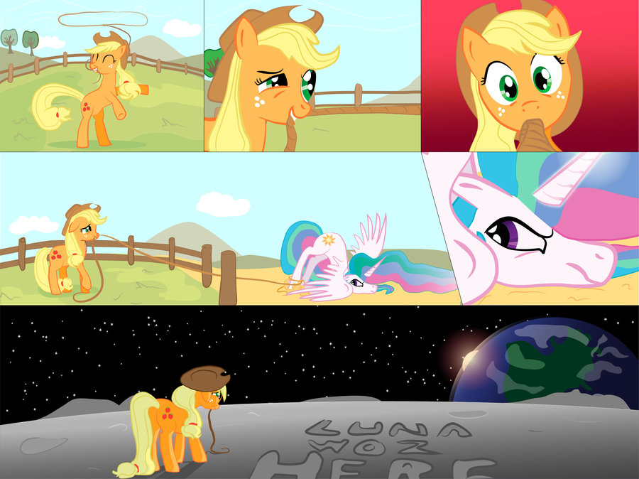 applejack s off planet vacation by para