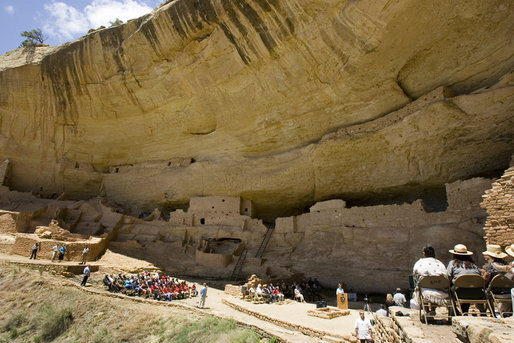 Long House cliff dwellings at Mesa Verde