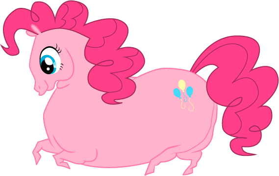 1053205 safe pinkie pie cute fat obese w