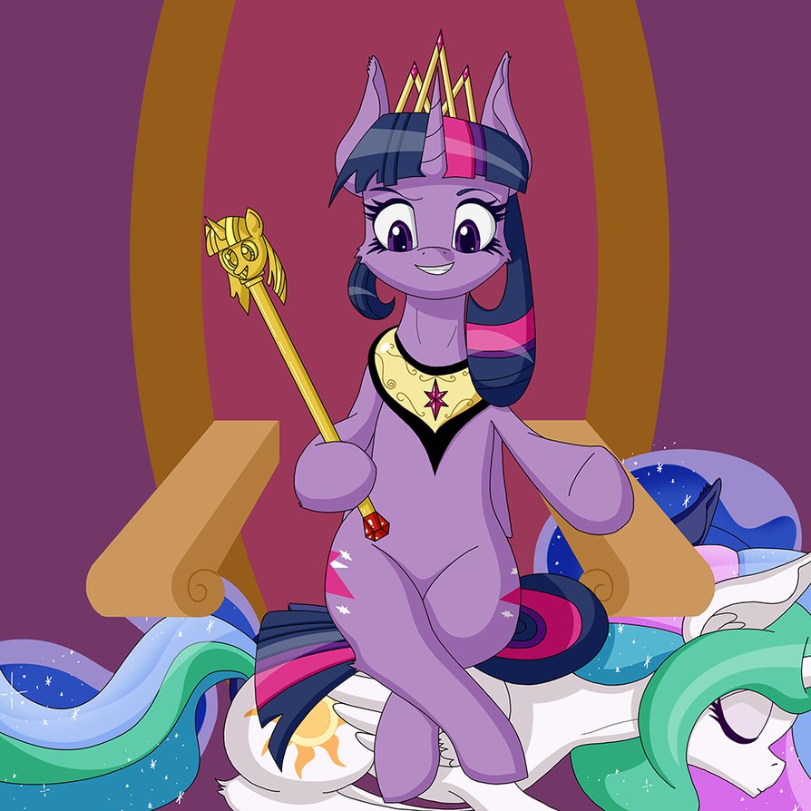 the throne of tyrant queen sparkle by de