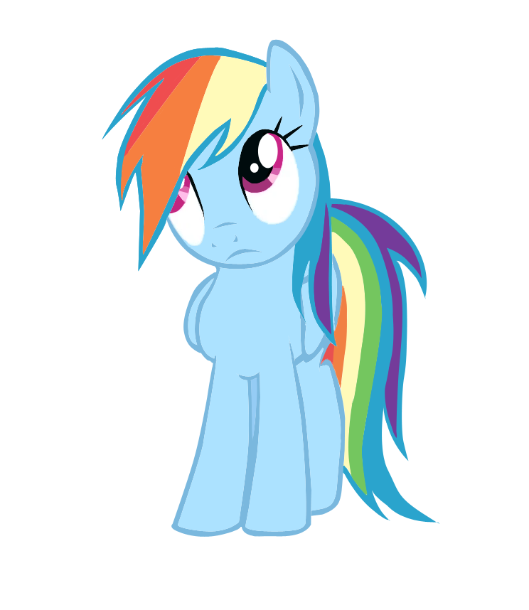 eye roll rainbow dash vector by we3zle-d