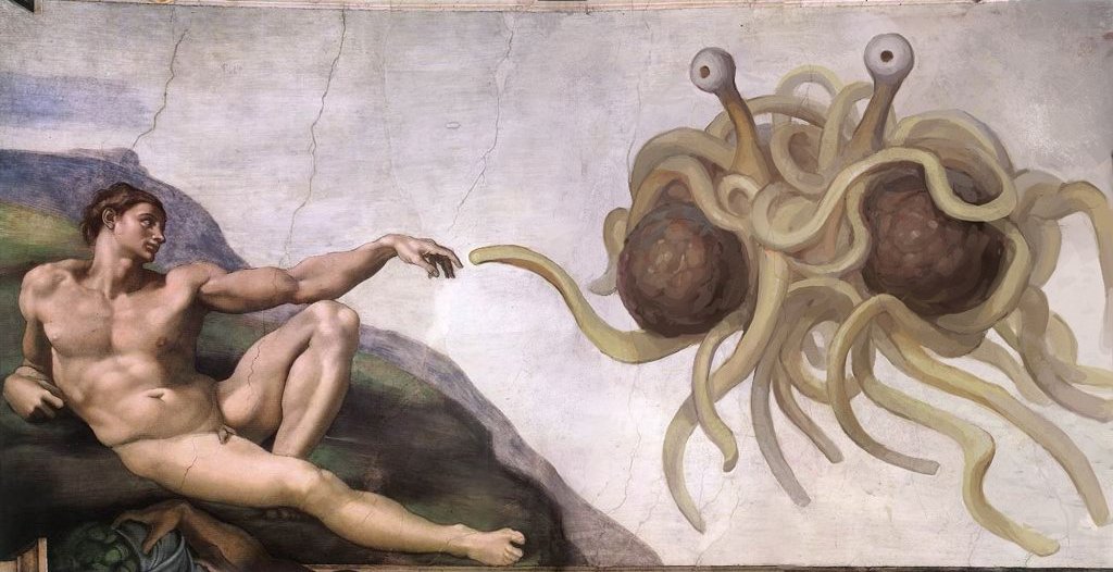 Spaghettimonster and adam