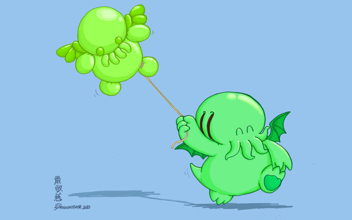 Cthulhu  s Balloon by Draguunthor