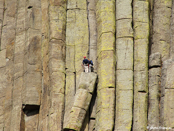 usa Bergsteiger-am-Devils-Tower-Wyoming