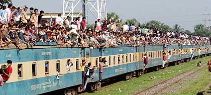 Zug in Indien