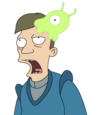 weird-futurama-brain-slug-man.gif