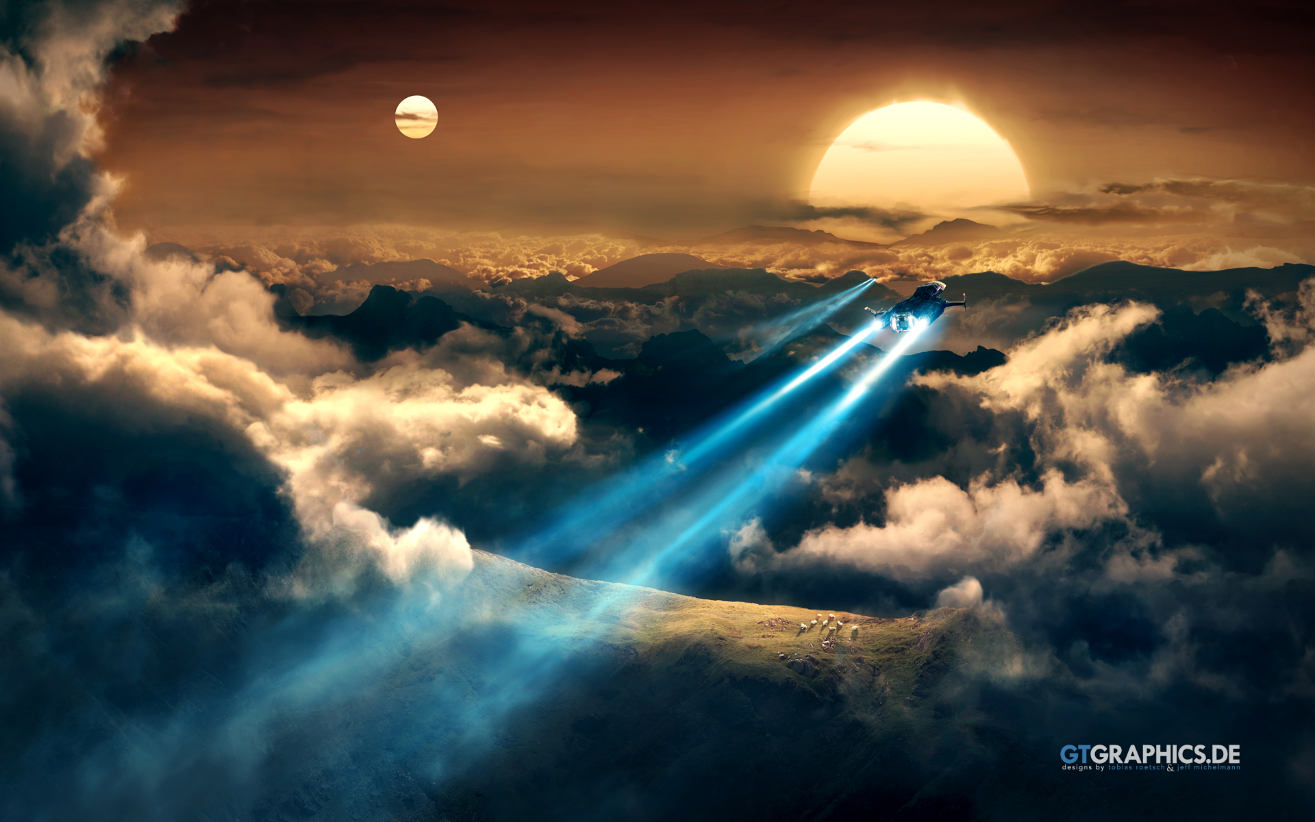Bilder-Thread space flight-wide