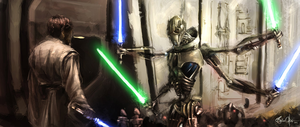 grievous general  s lightsabers collecti
