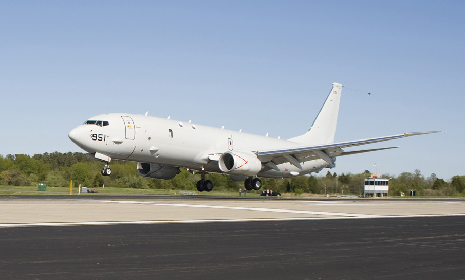 P 8A touches down at Pax River