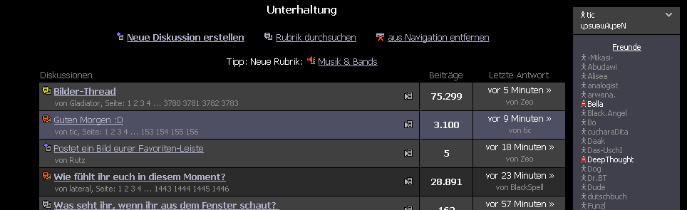 c61e67 Unterhaltung  Allmystery