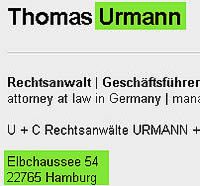 urmann elbch