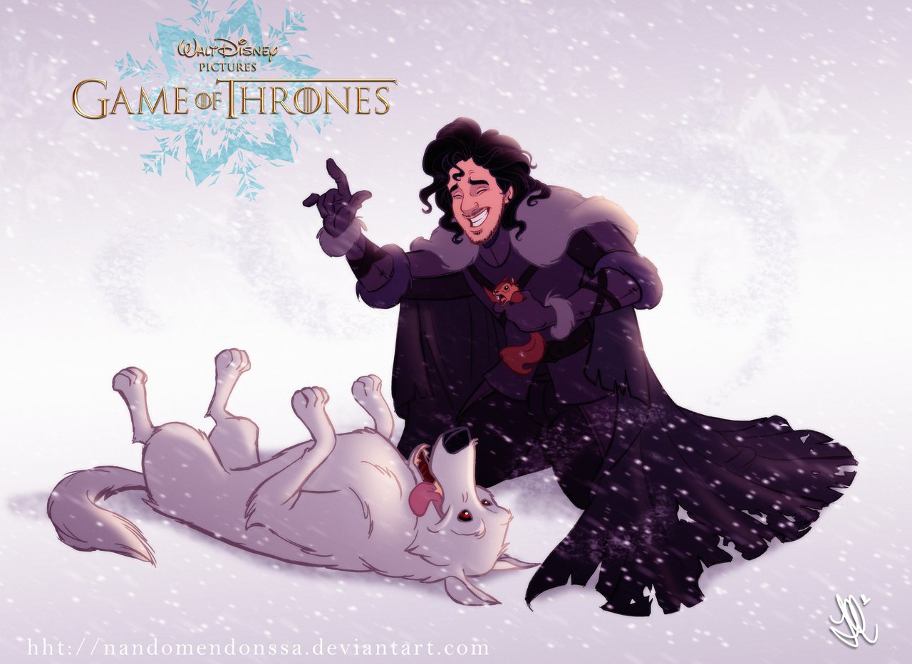 Disney-ized-Jon-Snow-game-of-thrones-370
